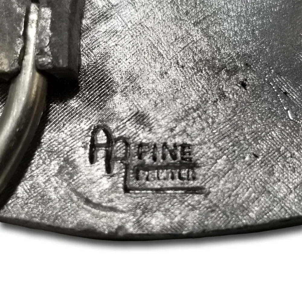 Vintage Belt Buckle South Dakota Jaycees Mt. Rushmore USA Made‎ Alpine Pewter